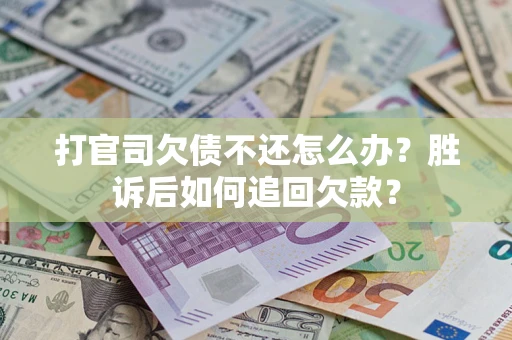 北京打官司欠债不还怎么办？胜诉后如何追回欠款？