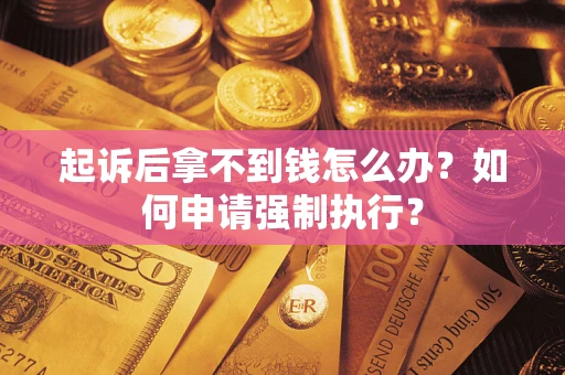 北京起诉后拿不到钱怎么办？如何申请强制执行？