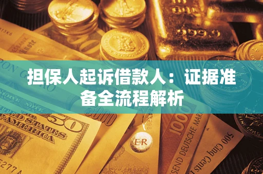 北京担保人起诉借款人：证据准备全流程解析