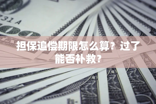 北京担保追偿期限怎么算？过了能否补救？